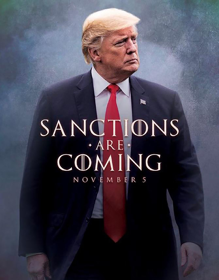 7a. Donald Trump twitta sanzioni economiche contro la Cina novembre 2018